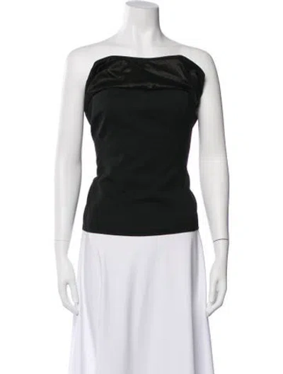 Pre-owned Goop G. Label Strapless Top In Black