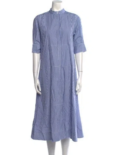 Pre-owned Goop G. Label Striped Long Dress In Multi