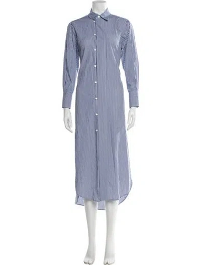 Pre-owned Goop G. Label Striped Long Dress In Multi