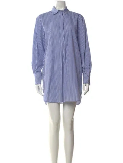 Pre-owned Goop G. Label Striped Mini Dress In Multi