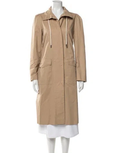 Pre-owned Goop G. Label Trench Coat In Brown
