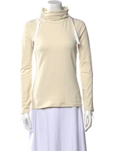 Pre-owned Goop G. Label Turtleneck Long Sleeve Sweatshirt In Neutral