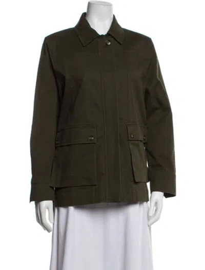 Pre-owned Goop G. Label Utility Jacket In Green