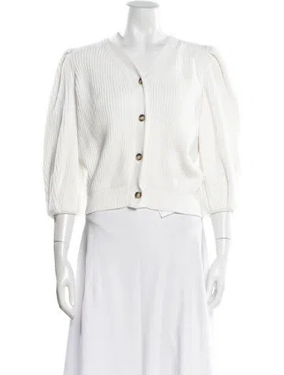 Pre-owned Goop G. Label V-neck Sweater In Neutral