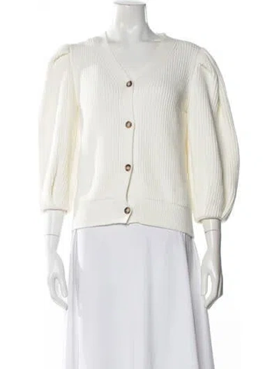 Pre-owned Goop G. Label V-neck Sweater In Neutral