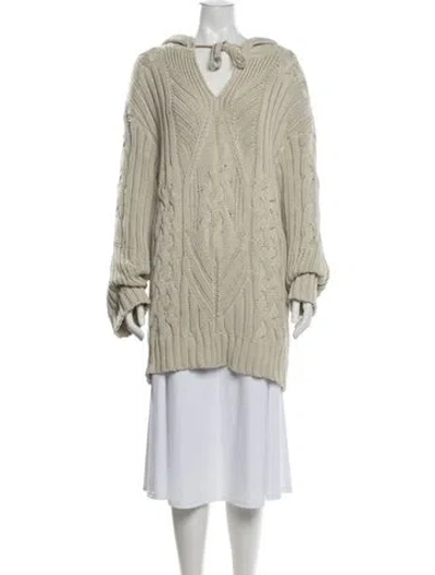 Pre-owned Goop G. Label V-neck Sweater In Neutral