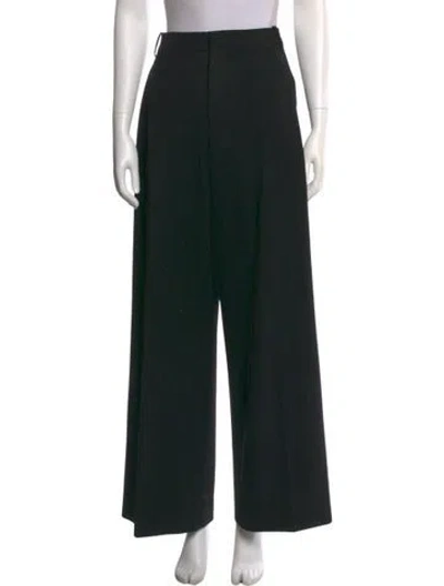Pre-owned Goop G. Label Wide Leg Pants In Black