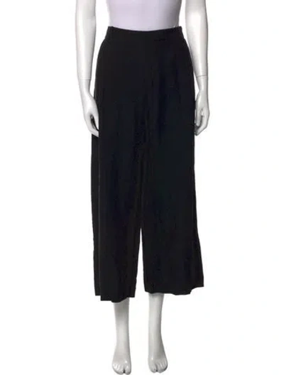 Pre-owned Goop G. Label Wide Leg Pants In Black