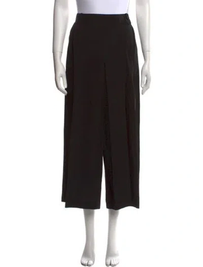 Pre-owned Goop G. Label Wide Leg Pants In Black