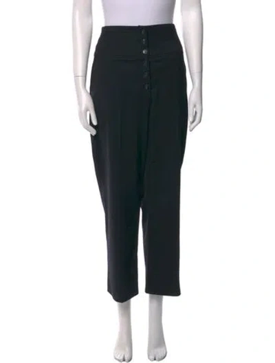 Pre-owned Goop G. Label Wide Leg Pants In Black