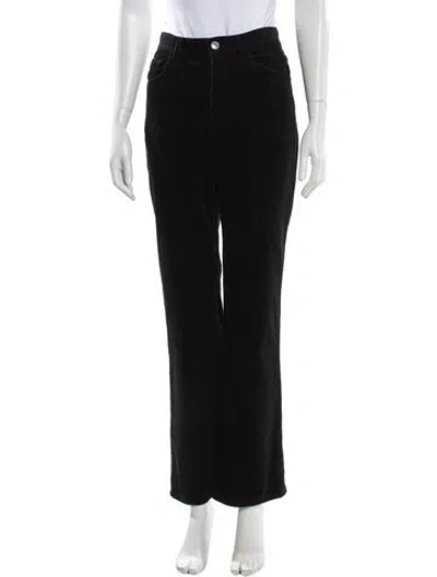 Pre-owned Goop G. Label Wide Leg Pants In Black