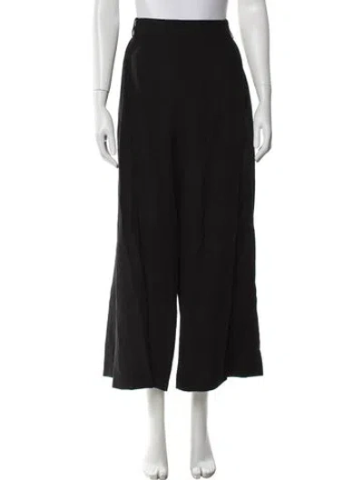 Pre-owned Goop G. Label Wide Leg Pants In Black