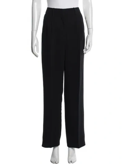 Pre-owned Goop G. Label Wide Leg Pants In Black