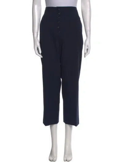Pre-owned Goop G. Label Wide Leg Pants In Blue