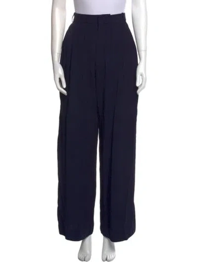Pre-owned Goop G. Label Wide Leg Pants In Blue