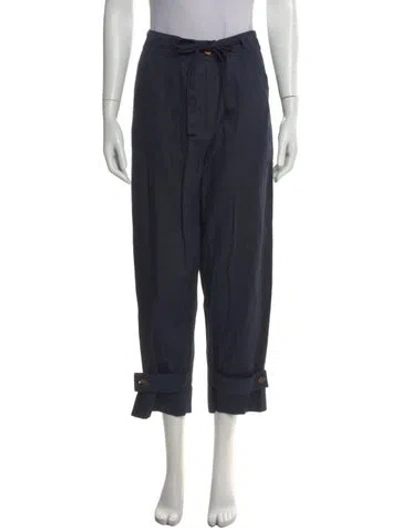 Pre-owned Goop G. Label Wide Leg Pants In Blue