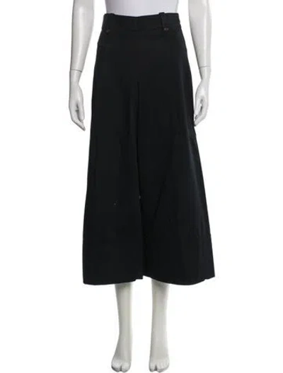 Pre-owned Goop G. Label Wide Leg Pants In Blue