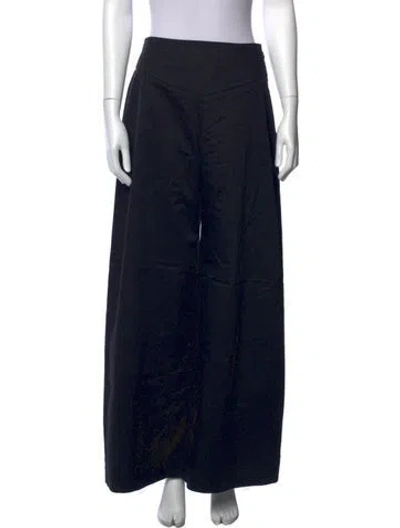 Pre-owned Goop G. Label Wide Leg Pants In Blue