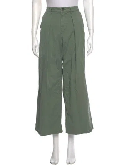 Pre-owned Goop G. Label Wide Leg Pants In Green