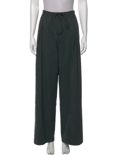 Pre-owned Goop G. Label Wide Leg Pants In Green