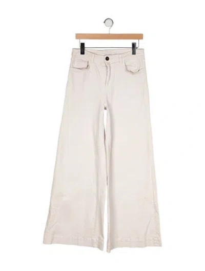 Pre-owned Goop G. Label Wide Leg Pants In Neutral