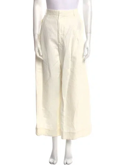 Pre-owned Goop G. Label Wide Leg Pants In Neutral