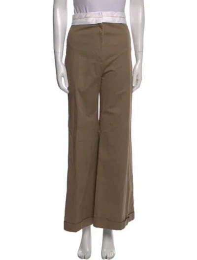 Pre-owned Goop G. Label Wide Leg Pants In Neutral