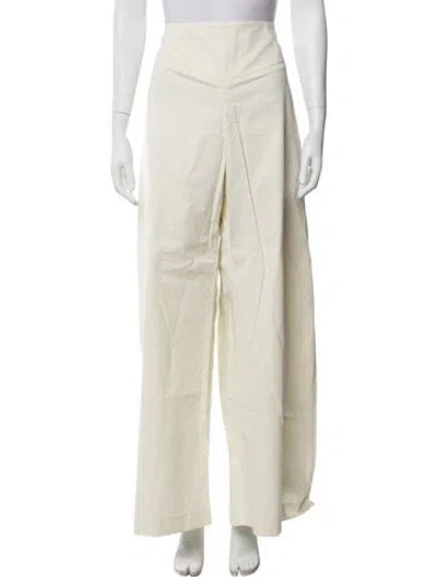 Pre-owned Goop G. Label Wide Leg Pants In Neutral