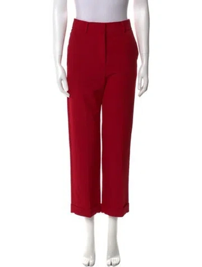 Pre-owned Goop G. Label Wide Leg Pants In Red