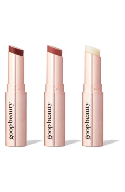 Goop Genes Clean Nourishing Lip Balm Trio In Fete