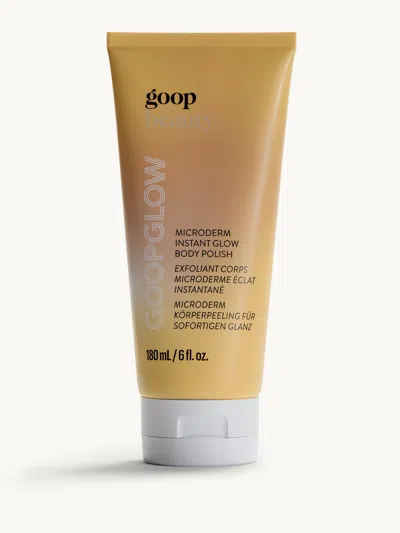 Goop Microderm Instant Glow Body Polish 6oz In Transparent