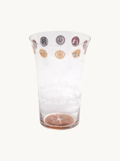 Goop X Foundrae Lobmeyr Inner Light Vase Gold / Crystal In Multi
