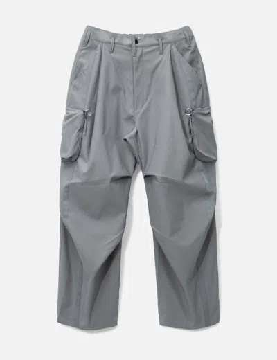 Goopimade “8se-01p" 4dx.module Tech Utility Pants In Grey