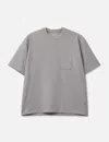 Goopimade “wr-03t” The New-tech Pocket Tee（technical Fabric） In Gray