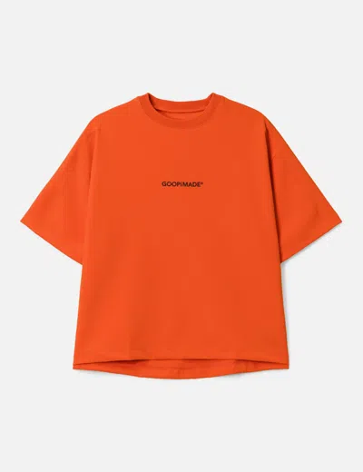 Goopimade X Tightbooth “gtb-07t” Dual Arena Logo T-shirt In Orange