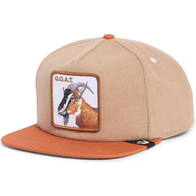Goorin Bros . Alpine Base Goat Patch Baseball Cap In Tan