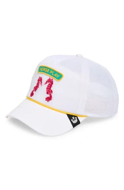 Goorin Bros . Aqua Pals Trucker Cap In White