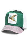 Goorin Bros Turtle-patch Trucker Cap In Teal