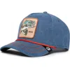 Goorin Bros . Bass Embroidered Patch Baseball Cap In Denim