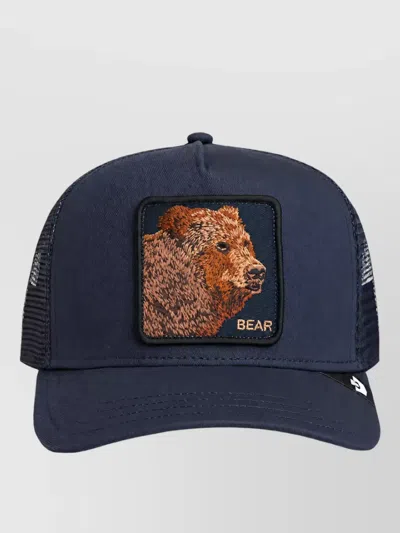 Goorin Bros Bear Trucker Cap In Blue