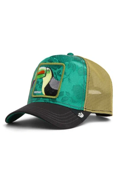 Goorin Bros . Belize Toucan Patch Snapback Trucker Hat In Multi