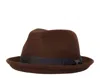 Goorin Bros Charlestowne Wool Pork Pie Fedora Hat Brown 100-0123-bro In Brown
