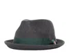 Goorin Bros Charlestowne Wool Pork Pie Fedora Hat Charcoal 100-0123-cha In Grey