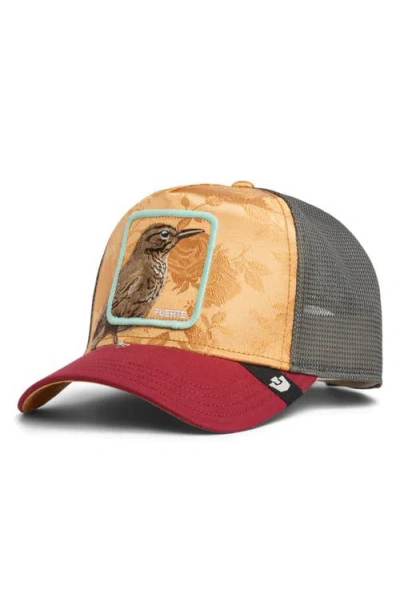 Goorin Bros . Costa Rica Thrush Patch Snapback Trucker Hat In Multi