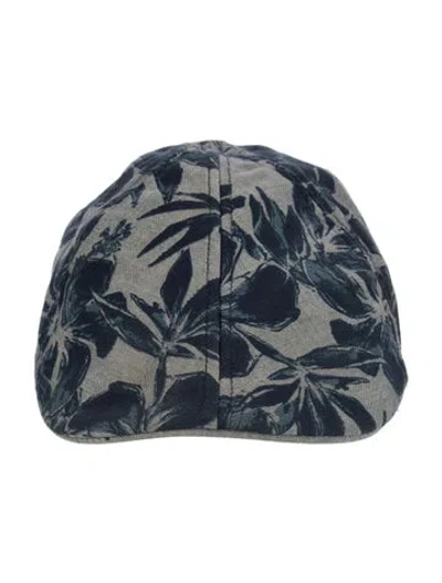 Pre-owned Goorin Bros Cotton Newsboy Cap In Blue