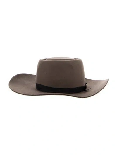 Pre-owned Goorin Bros Curved Wool Hat In Brown