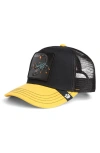 Goorin Bros . Deadly Scorpion Patch Snapback Trucker Hat In Black