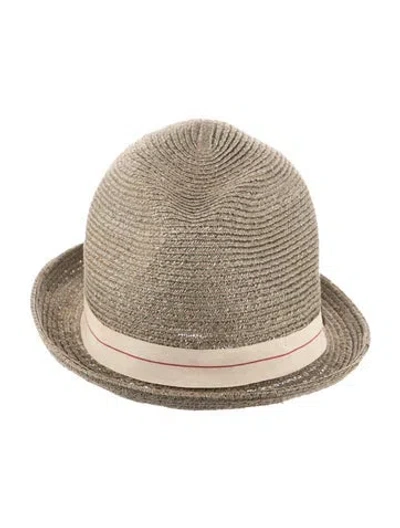 Pre-owned Goorin Bros Fedora Hat In Gray