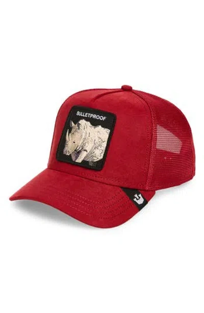 Goorin Bros . Front & Center Trucker Cap In Red