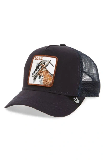 Goorin Bros G.o.a.t. Patch Trucker Hat In Blue